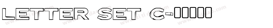 Letter Set C字体转换